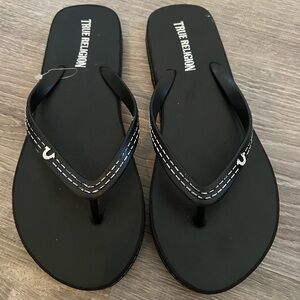 New without tags True Religion Flip Flops